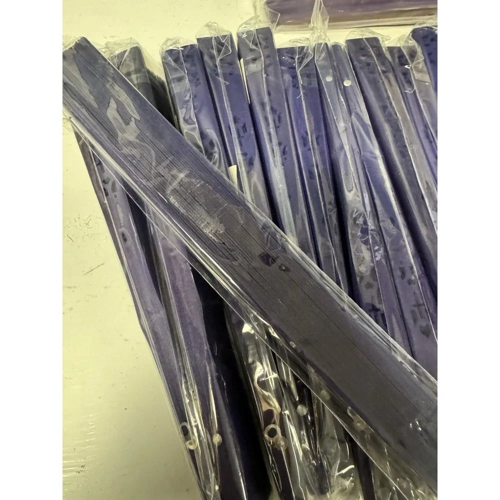 18 x‎ Sandalwood hand fans Laser Cut Various Purple Wedding Party Favor Dance